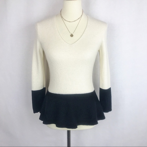 Banana Republic Sweaters - Banana Republic Wool & Cashmere Peplum Sweater